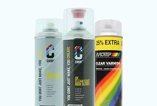 Vernis transparent en aérosol