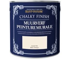 Rust-Oleum Chalky Finish Muurverf Antiek Wit 2,5 liter