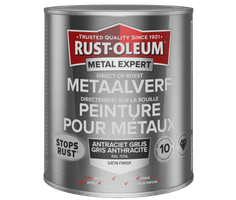 Rust-Oleum Metal Expert Direkt auf Rost Metall Farbe Seidenglanz 750ml - RAL 7016