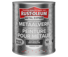 Rust-Oleum Metal Expert Direct On Rust Hammer Paint Anthracite 750ml