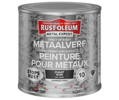 Rust-Oleum Metal Expert Direct On Rust Hammer Paint Black 250ml
