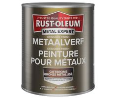 Rust-Oleum Metal Expert Designer Finish Metaal Verf Gietbrons 750ml