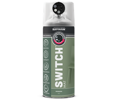 Rust-Oleum Switch Peinture en Spray Mate 400 ml – Vert Forêt