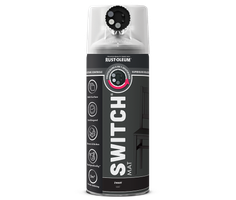 Rust-Oleum Switch Peinture en Spray Mate 400 ml – Noir
