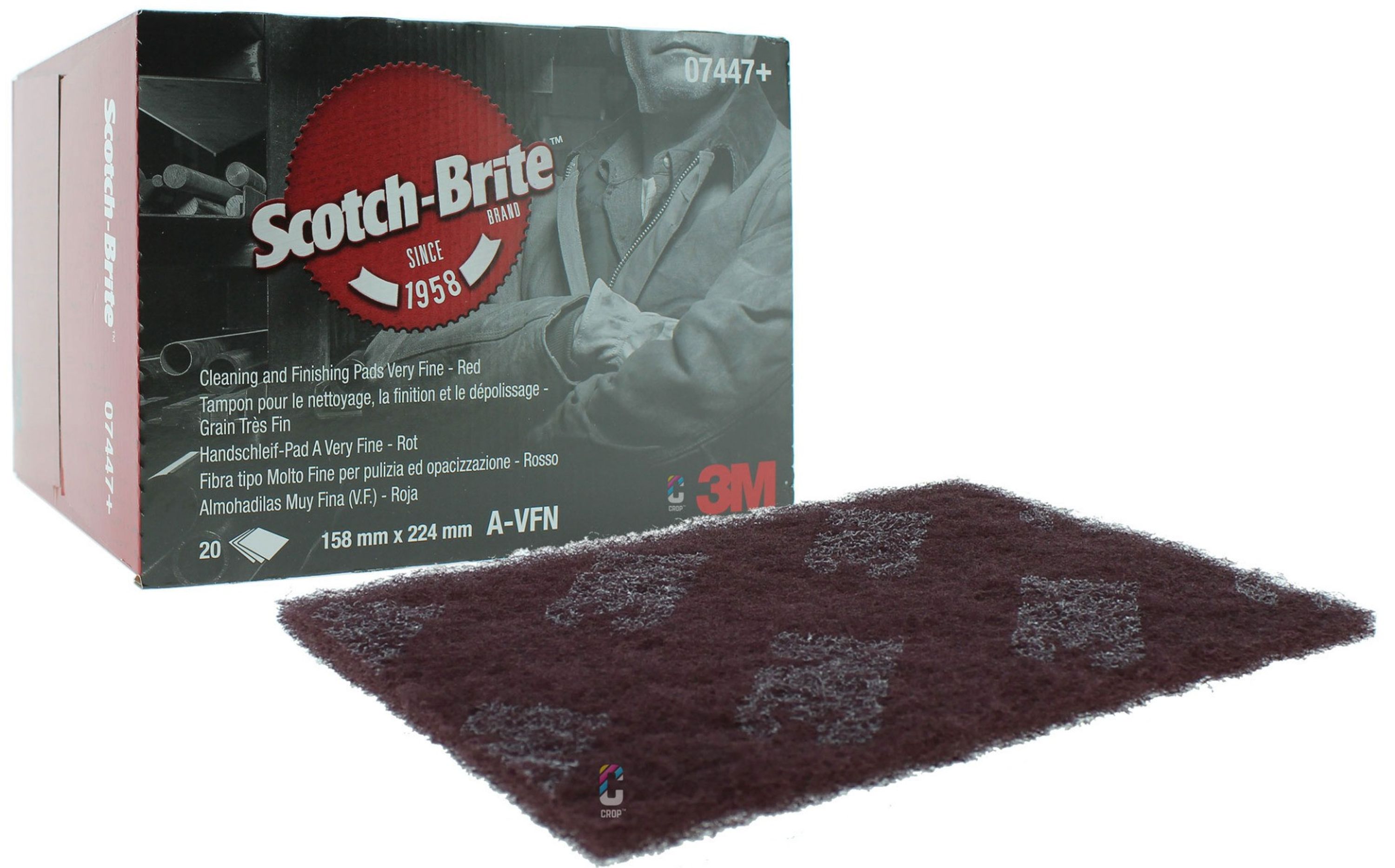 Scotch-Brite Lot De 6 Tampons à Récurer Très Résistant à Nettoyage