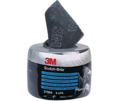 3M 07904 Scotch-Brite Schleifvlies AUFN grau perforiert - Rolle
