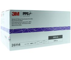 3M 26114 PPS 2.0 Kit Mini 200ml - 200mu - 50 binnenbekers + deksels