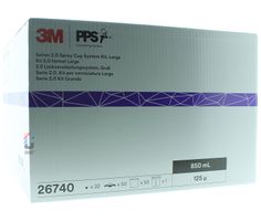 3M 26740 PPS 2.0 Kit Groot 850ml - 125mu - 50 binnenbekers + deksels