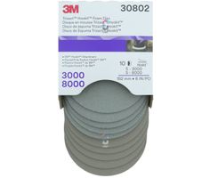 3M 30802 Trizact Schleifscheiben SET 150 mm - 5 x P3000 + 5 x P8000