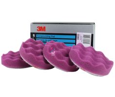 Disque de polissage gaufré 75 mm - Violet - 3M 33033 Perfect-It III - 4 pièces