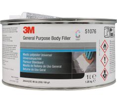 3M Stucco Poliestere 2K Bianco Con Catalizzatore