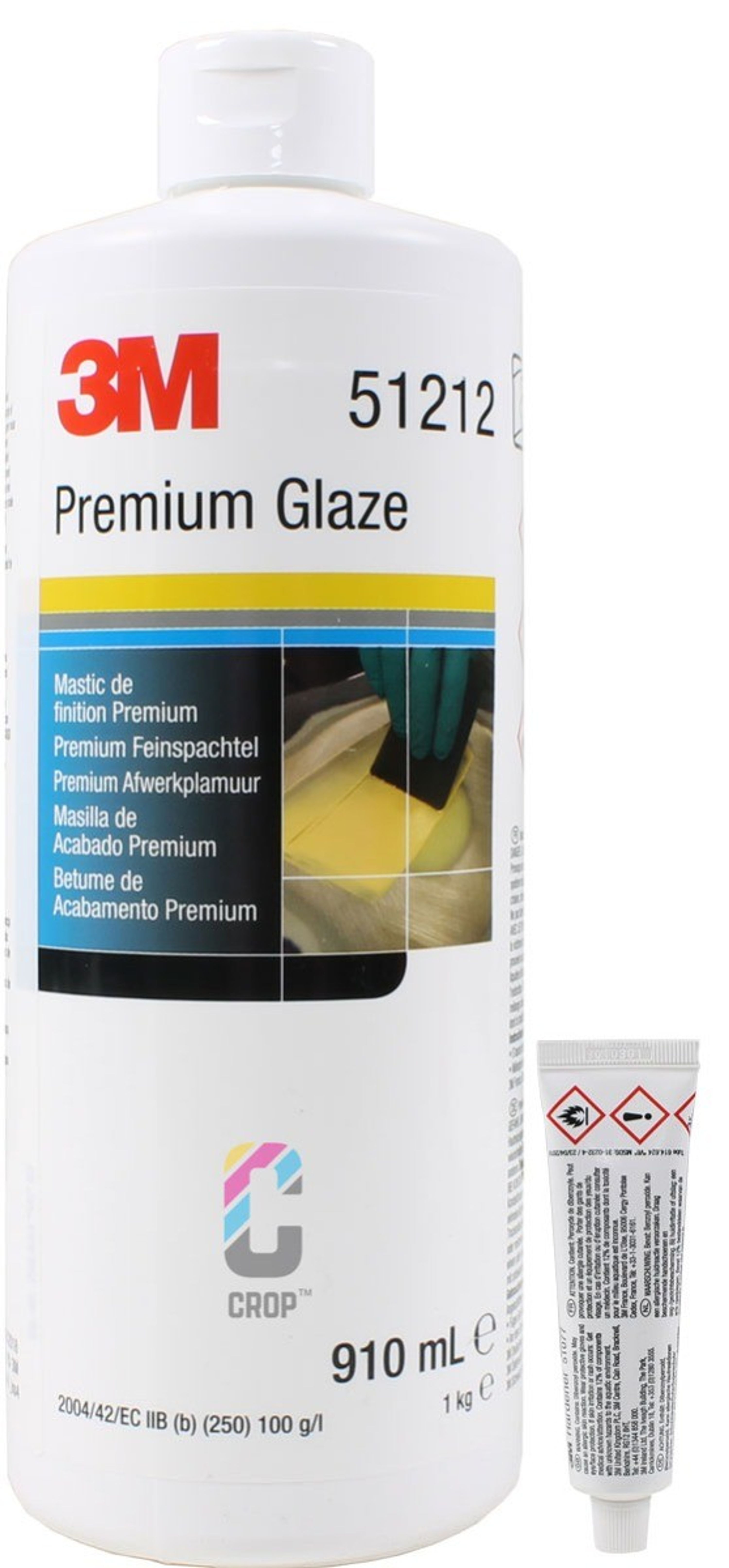 Acheter Mastic de finition 2K - Premium Glaze 51212 de 3M - bouteille 910ml  ? - CROP