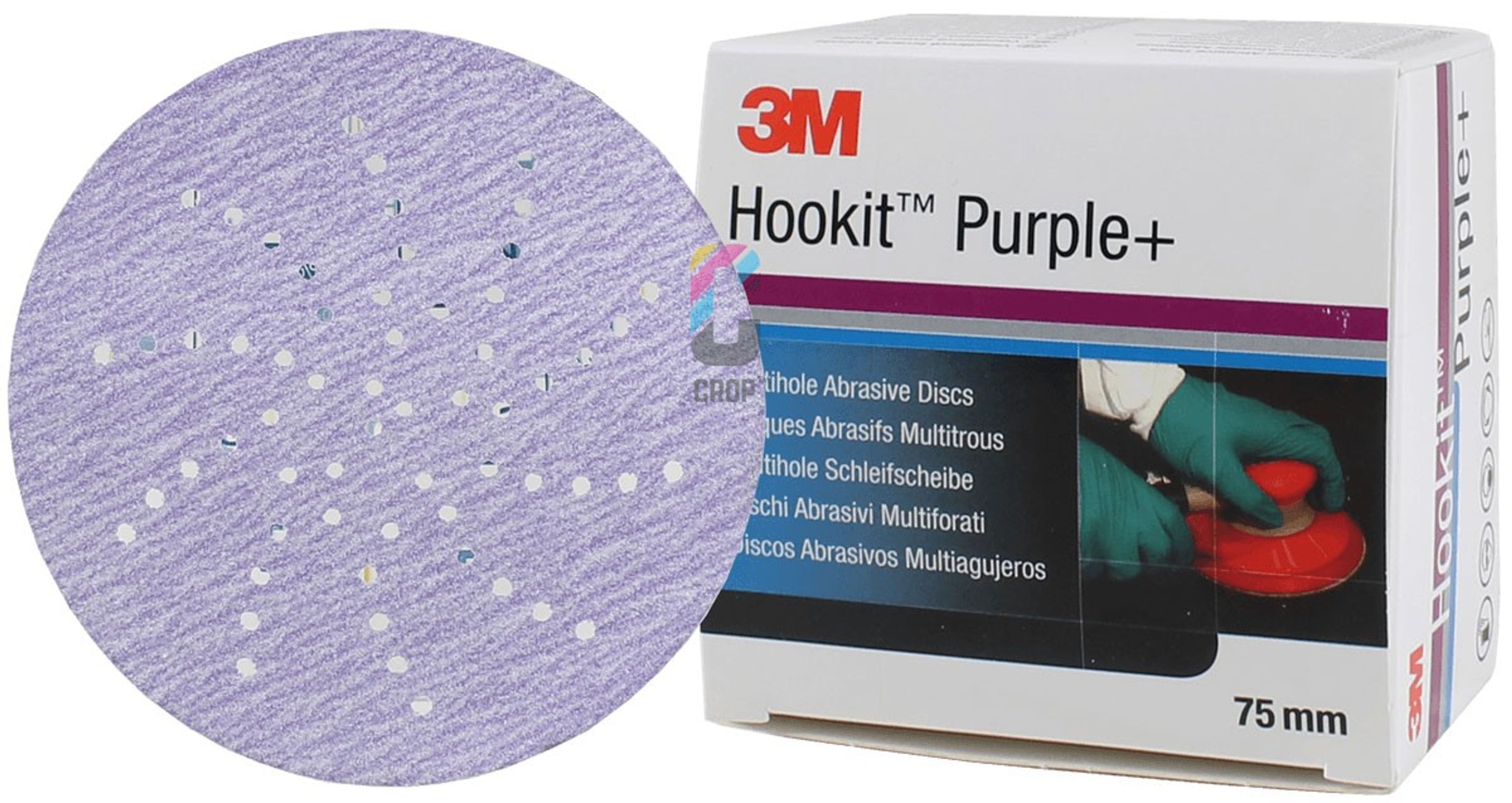 Buy 3M Cubitron II Hookit Purple+ Clean Sanding Abrasive Disc 75mm