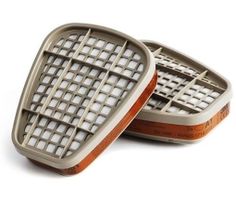 3M 06911 Filtro de carbón A1 - 2 piezas para máscara 3M