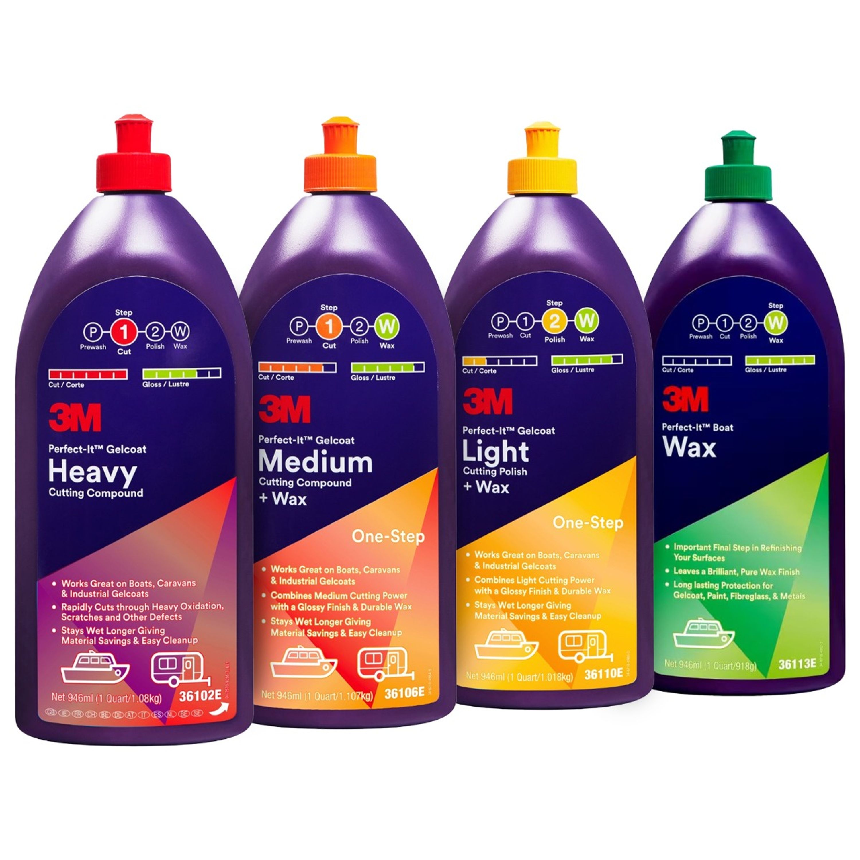 Buy 3M Perfect-It Marine Polish Kit - 4 stappen? - CROP