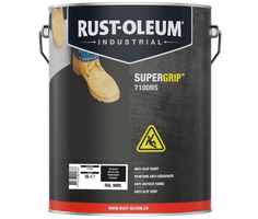 Rust-Oleum SuperGrip Anti-Rutsch Farbe RAL 9005 Bodenfarbe 5 Liter
