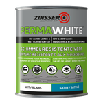 Zinsser Permawhite halvblank 1 liter - Mögelhämmande färg