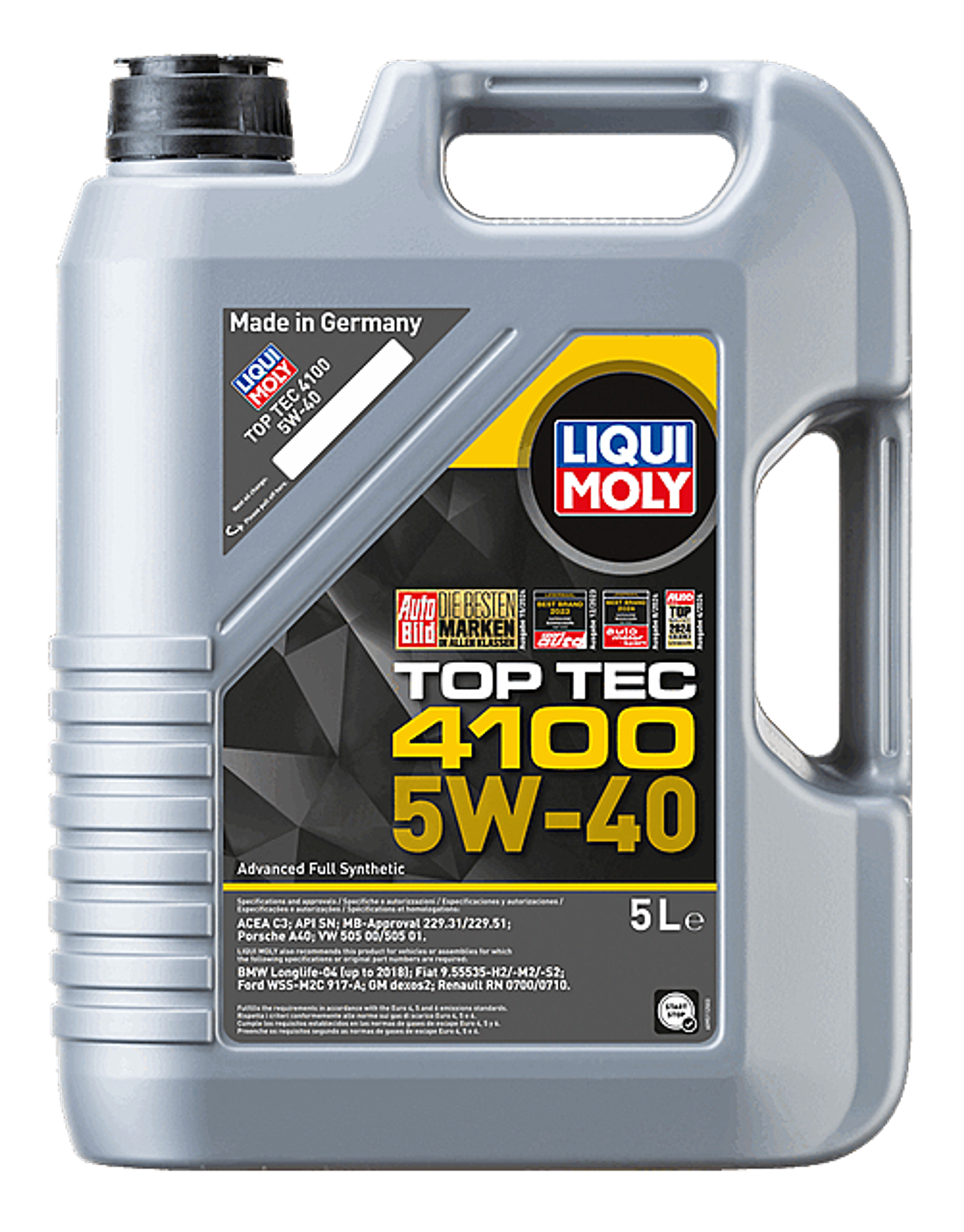 Buy Liqui Moly Top Tec Top Tec 4100 5w40 Motor Oil 5 liter? - CROP
