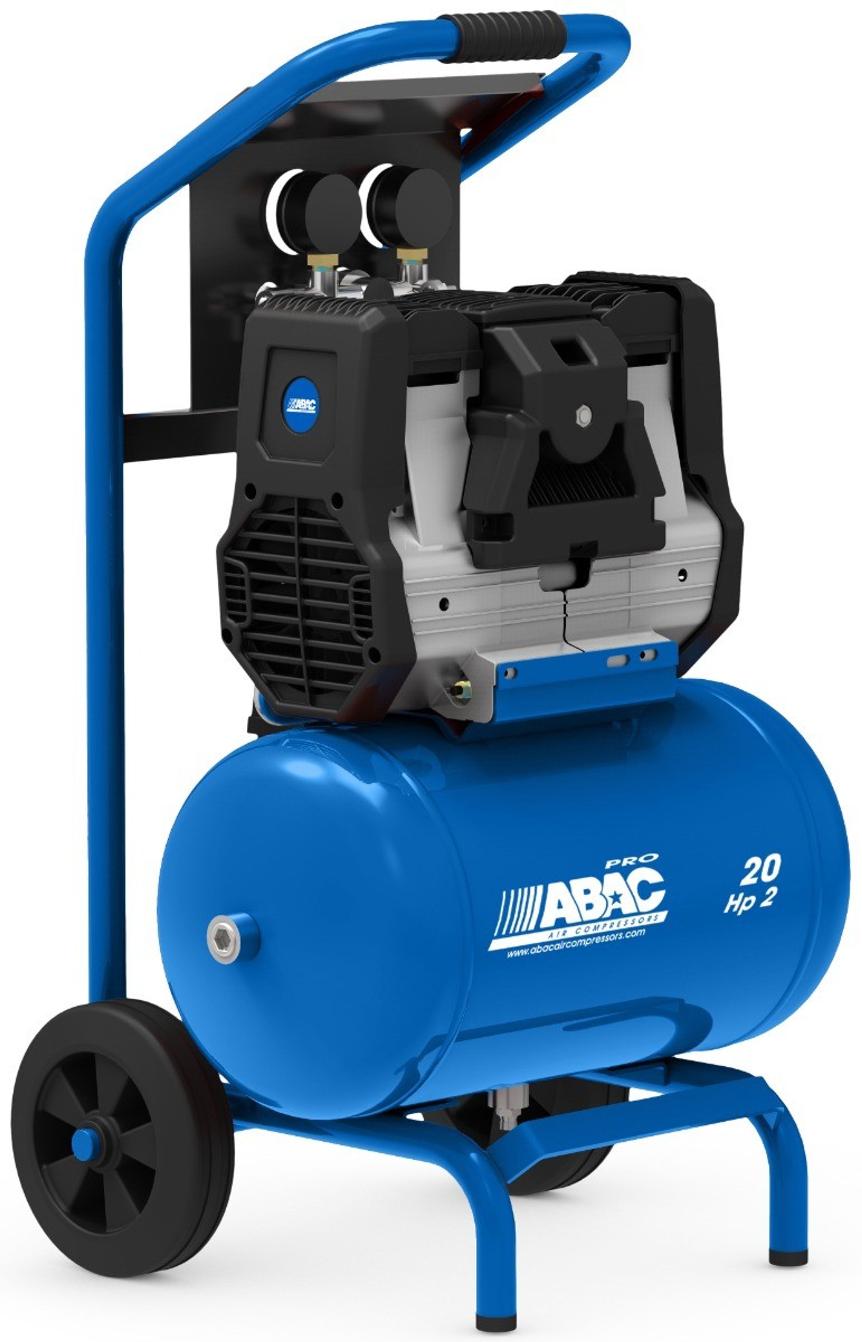 ABAC HOCKENHEIM OS20P Stille Compressor Olievrij 20 liter - 9 bar