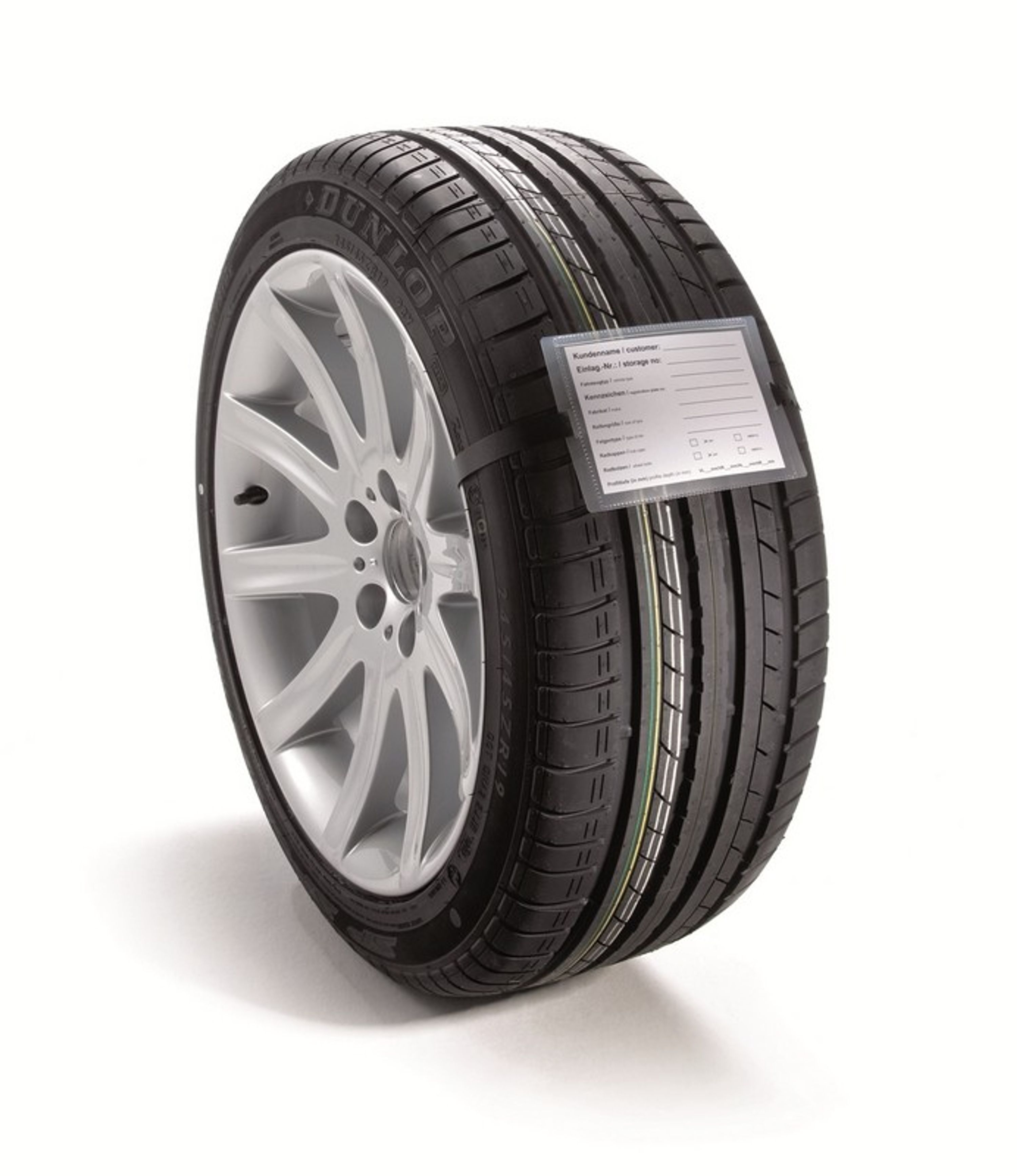 Tire Tags, 4 Segnaruote cambio stagionale pneumatici