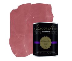Stucco d'Or Concreto Bohemian Dark Pink Beton Cire Concrete Effect Paint - 1 liter
