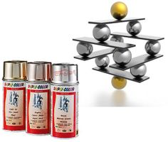 Peinture décorative MoTip / Dupli Color Deco Effect Spray en aérosol 400ml - Chrome/Or/Cuivre