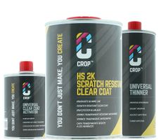 CROP 2K Scratch Resistant Clear Coat Set - Package Deal 2,5 liter