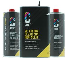CROP 2K Air Dry Clear Coat Set - Package Deal 8,5 liter