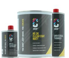 CROP 2K Matte Clear Coat - Package Deal 2,5 liter