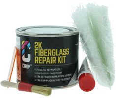 CROP 2K Polyester Resin Fiberglass Repair Kit 125ml