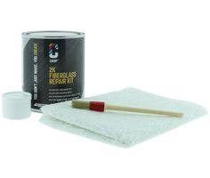 CROP 2K Polyester Resin Fiberglass Repair Kit 750ml