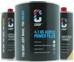 CROP 2K Primer Filler GRIJS - ACTIESET 6 liter