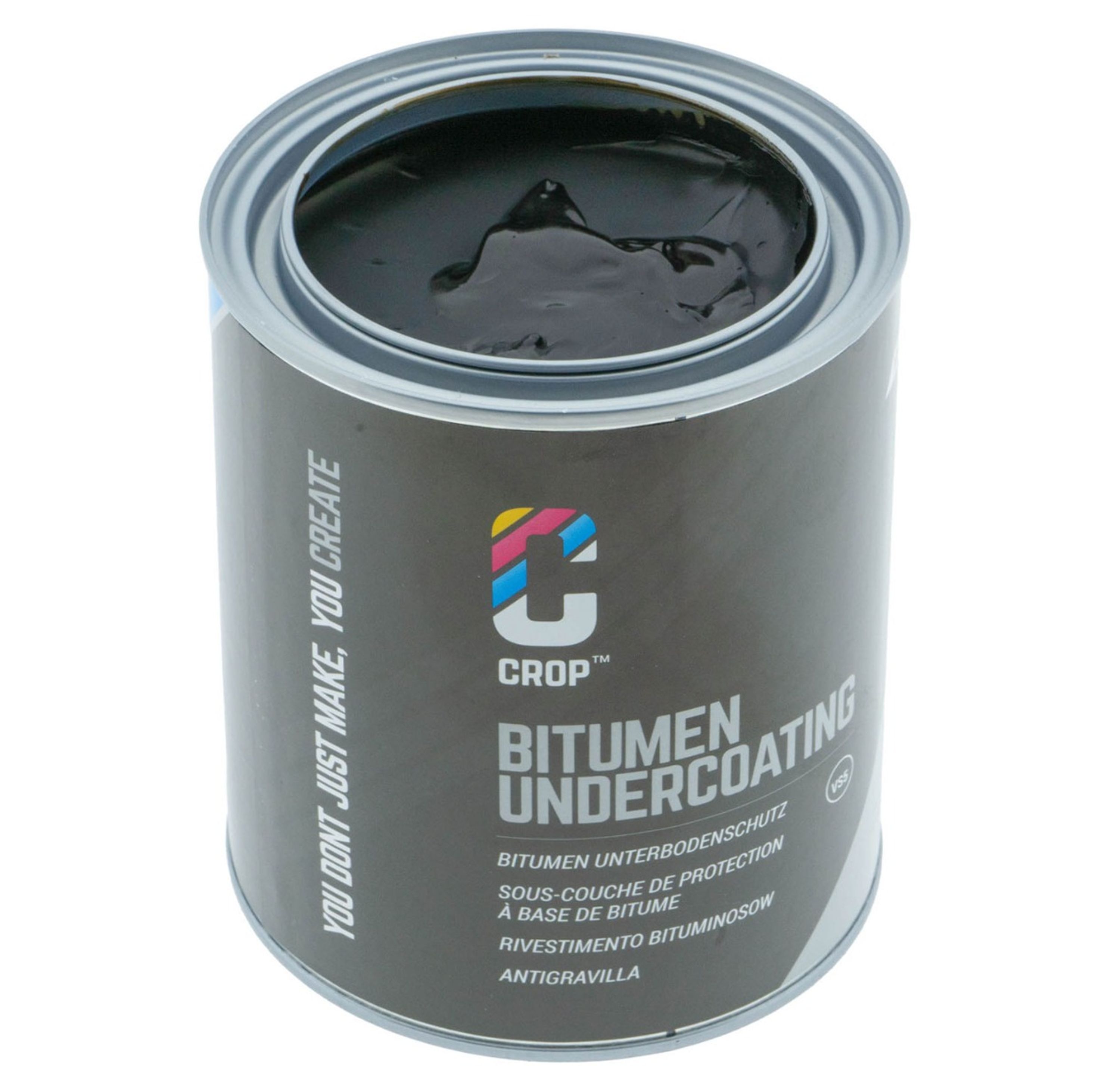 Protection Dessous De Caisse Bitumée TECPO - 10 Litres, Noir, élastique, Anti-corrosion Et Anti-pierres - 2