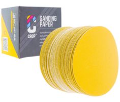 CROP Gold Disco de lija 75mm grano 1200 - 50 piezas
