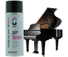 CROP Klavierlack SCHWARZ Spraydose