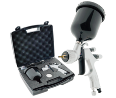 Pistolet de peinture CROP ProX HVLP en mallette + godet supérieur