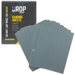 Lot de 50 feuilles abrasives à l'eau CROP grain P2500 - 230x280mm