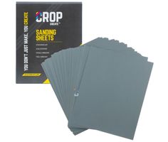 CROP Papel Lija grano 320 - 230x280mm - 50 piezas