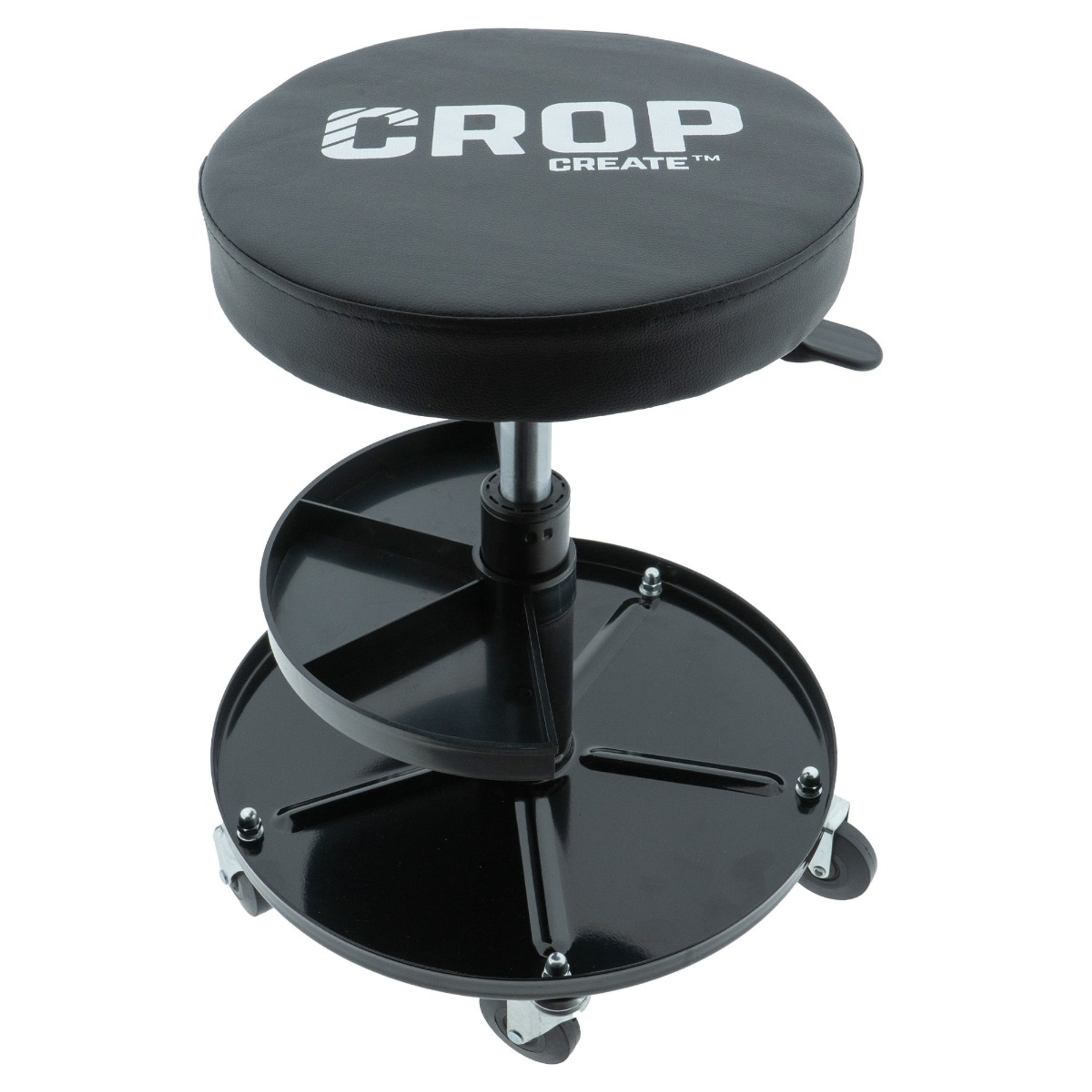 【ほぼ未使用】 PICHARPAK WORK SHOP CROP Werkplaatskruk op wielen met rond zitje Kopen? - CROP