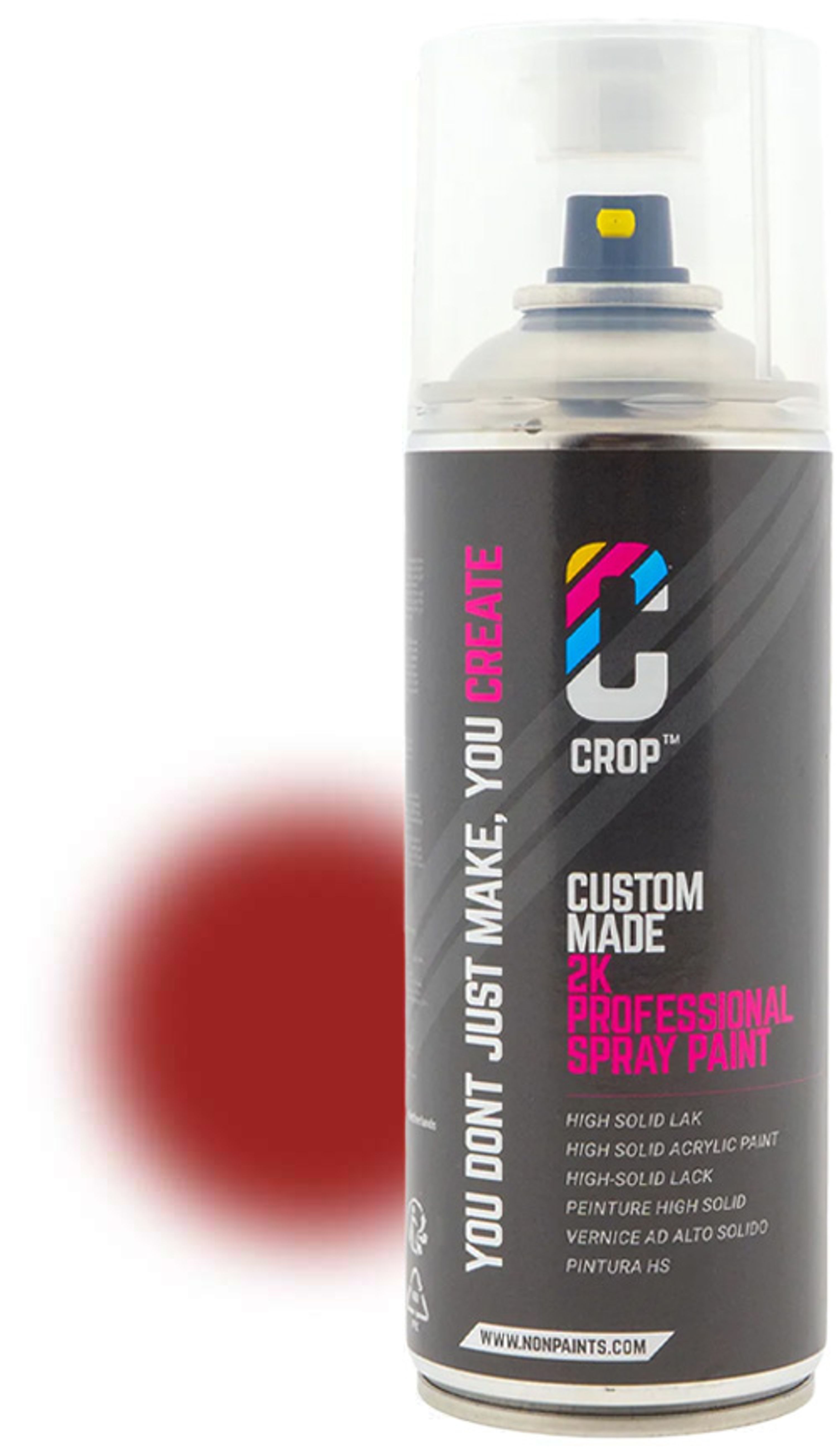 CROP 2K Spuitbus RAL 3002 Karmijnrood 400ml Kopen? - CROP