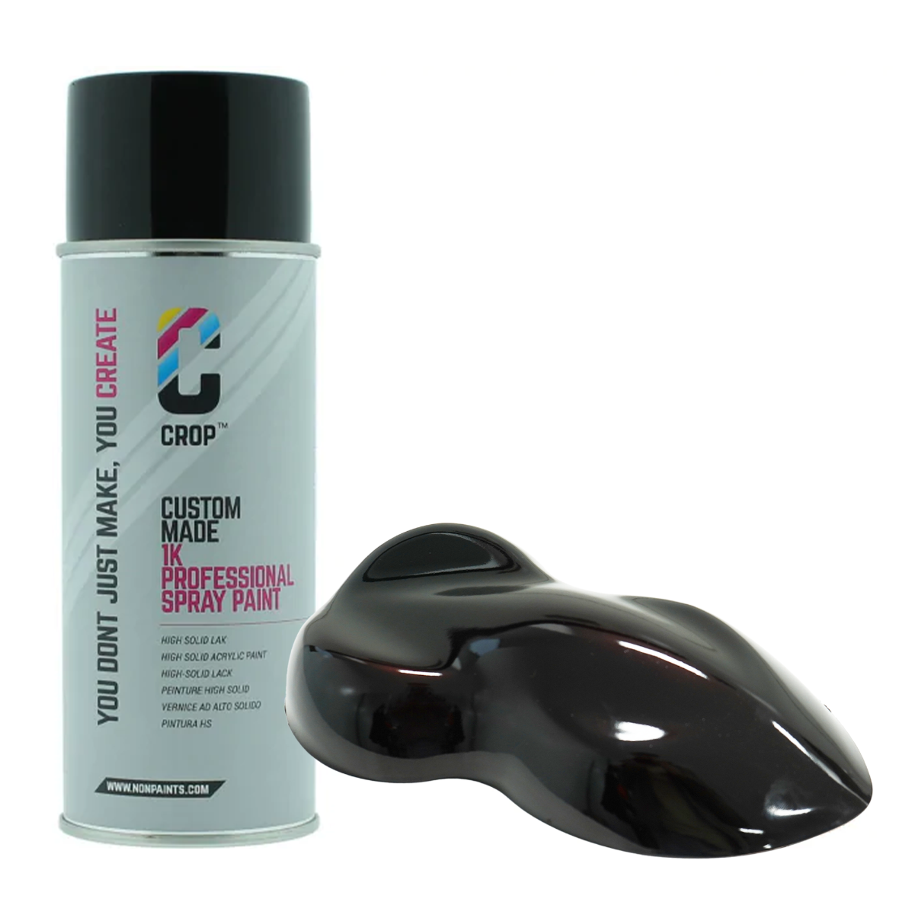 Pantone 254C Purple Mat Satiné Acrylique Bombe Aérosol 2C 400ml