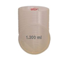 Deksels voor FINIXA Mengbekers 1300ml - 50 stuks