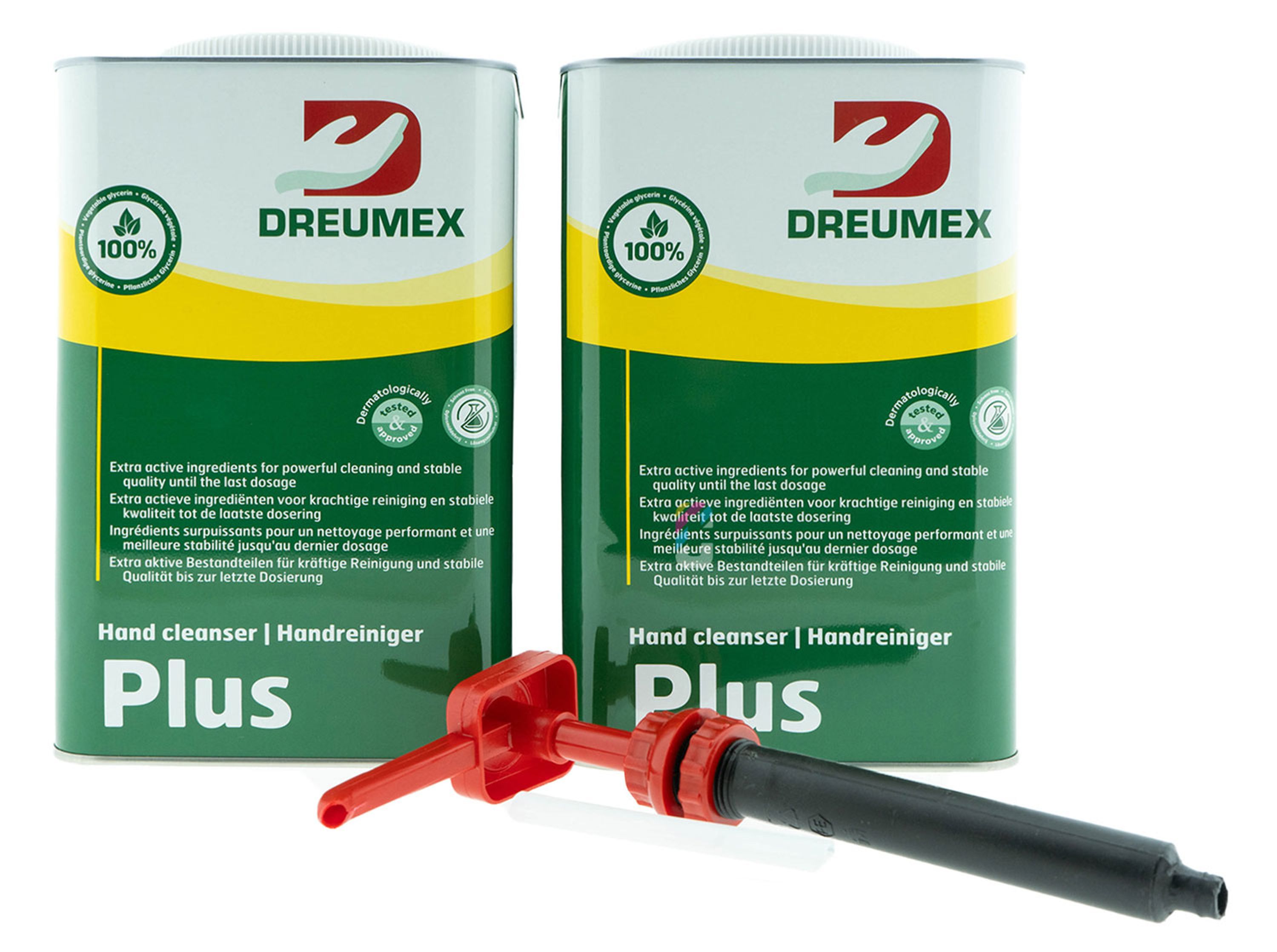 Dreumex Plus garagezeep - ACTIESET 2x 4.2kg + handpomp Kopen? - CROP