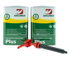 Dreumex Plus Werkstatt Seife - AKTIONS SET 2x 4,2kg + Handpumpe