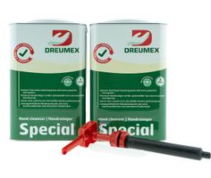 Dreumex Special garagezeep - ACTIESET 2x 4.2kg + handpomp