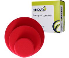 FINIXA Piankowy Pad Polerski CZERWONY - TWARDY
