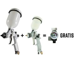 FINIXA PRO LVLP Set Aerografi Con Tazza Superiore + Micrometro D'aria Omaggio