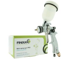 FINIXA PRO Mini Aerografo LVLP 0.8mm Con Tazza Superiore