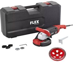 KIT FLEX LD 18-7 150 R Lijadora de Hormigón Turbo-Jet + Disco Diamantado en Caja