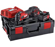 FLEX MT 18.0-EC/5.0 Accu Multiherramienta SET + 18 Volt Baterías; Cargador Rápido y Systainer